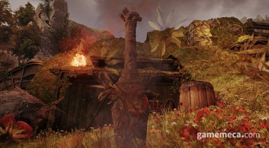 ▲ 돌로 변해버린 강철 무기 (사진: 게임메카 촬영)