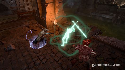 ▲ 모든 적이 한 두 방에 사라지는 '건강' 검 (사진: 게임메카 촬영);