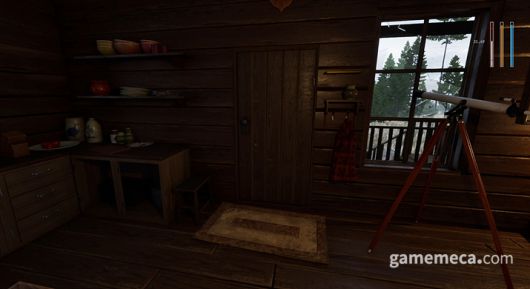 ▲ 게임이 시작되는 어두운 오두막;(사진: 게임메카 촬영)