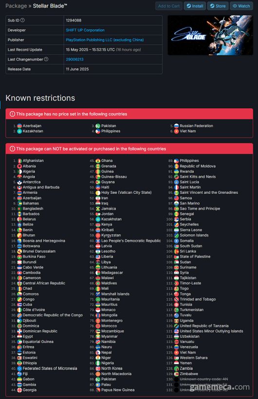 ▲ 스텔라 블레이드 DRM 적용/미적용 프레임레이트 비교 (자료출처: 스텔라 블레이드 공식 X)
