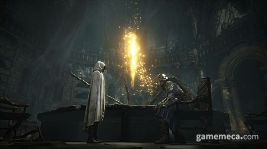 ▲ 원작 '엘든 링'의 원탁과 유사한 밤의 통치자의 원탁 (사진출처: 스팀 상점 페이지)