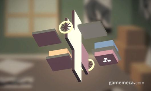 ▲ 바퀴를 활용해 공간이 뒤집는 퍼즐 (사진출처: 양서현 PM 유튜브 영상 갈무리)