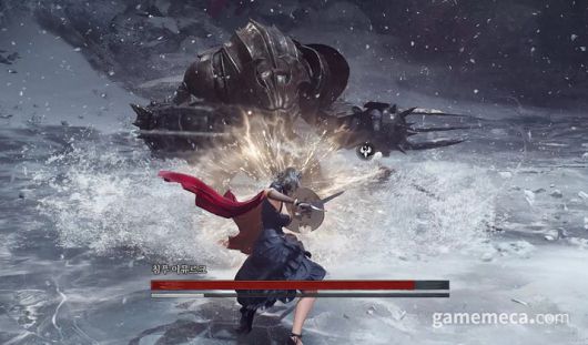 ▲ 쓰러졌을 때 상호작용하면 조금 더 빨리 회복되지만, 걸리는 시간이 극적으로 단축되지는 않는다 (사진: 게임메카 촬영)