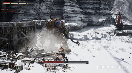 ▲ 야영지에서 캐릭터를 선택할 수 있다 (사진: 게임메카 촬영)