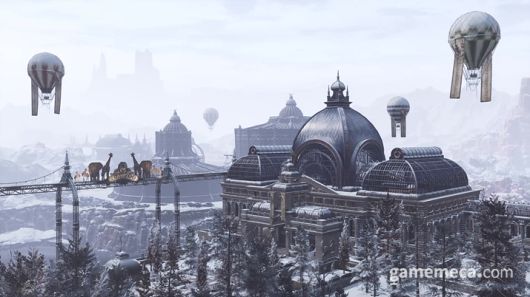 ▲ 크라트의 아름다운 설경을 보라 (사진: 게임메카 촬영)