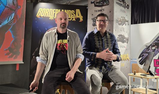 ▲ 앤드류 디렉터와 랜디 대표 (사진: 게임메카 촬영)