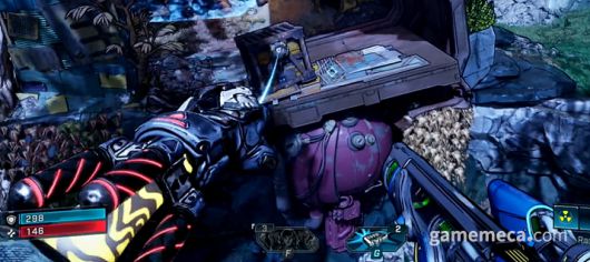 ▲ 그래플, 빠르게 이동하거나 특정 사물을 집는데 사용 (사진: 게임메카 촬영)