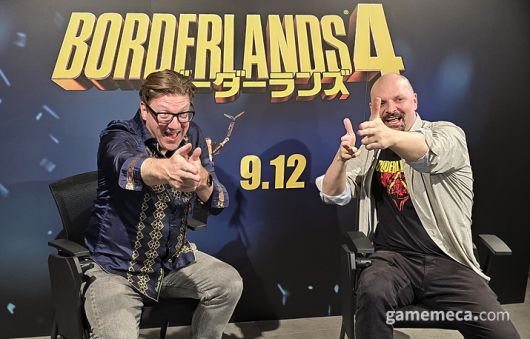 ▲ 랜디 대표와 앤드류 디렉터 (사진: 게임메카 촬영)