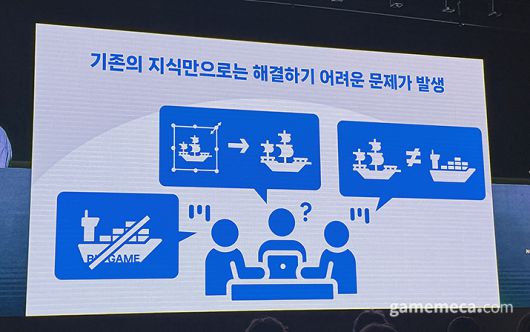 ▲ 글로벌에 갈 게임은 국내에서 만들던 게임을 단순히 크게 만드는 것을 넘어 새로운 접근방식이 요구된다 (사진: 게임메카 촬영)
