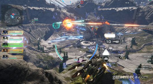 ▲ 6 대 6 전투가 펼쳐지는 '변방 전장' (사진: 게임메카 촬영)