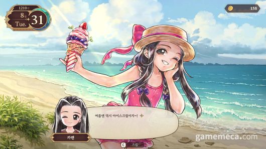 ▲ 카렌은 귀엽지만, 짧은 플레이타임이 유독 아쉬운 앞서 해보기였다 (사진: 게임메카 촬영)