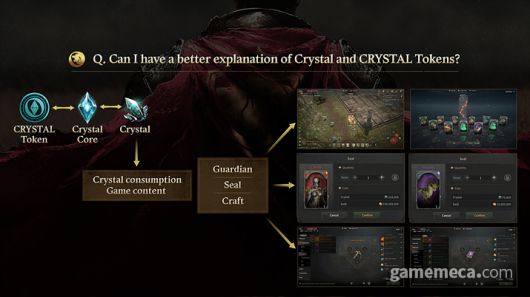▲ 크리스탈 토큰 상세 정보 (사진제공: 레드랩게임즈)