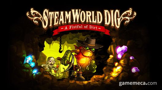 ▲ 스팀월드 디그 대표 이미지 (사진출처: 닌텐도 공식 홈페이지)