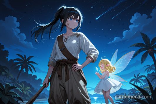 ▲ 밤이 되었습니다