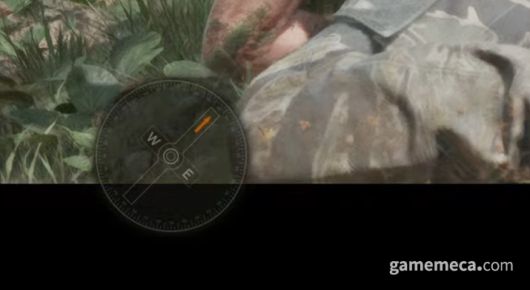 ▲ 나침반, 목적지를 단순한 방식으로 안내 (사진: 게임메카 촬영)