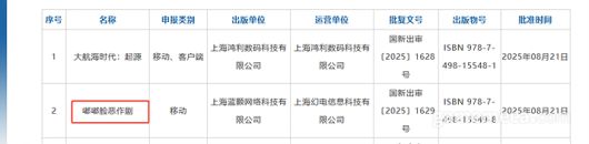 ▲ NPPA가 발표한 2025년 8월 온라인 게임 수입 승인 정보 (사진제공: 에피드게임즈)