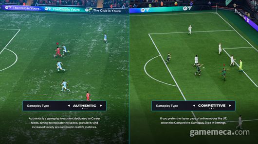 ▲ 두 가지 플레이 타입 프리셋 (사진출처: 게임 공식 사이트)