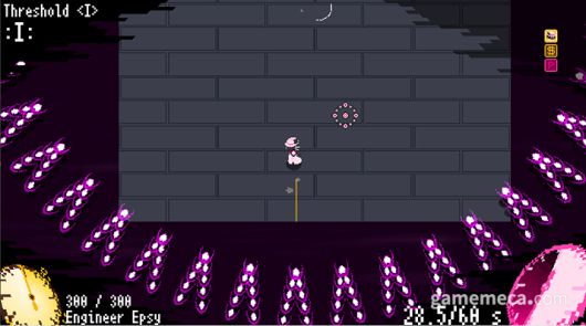 ▲ 통상적인 탄막게임의 플레이 경험 또한 느낄 수 있다 (사진제공: 시계태엽고양이)