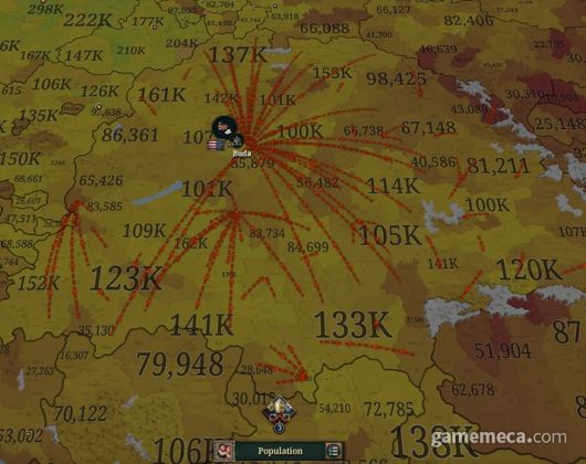 ▲ 지도는 단순한 평면이 아니라 시각적 아름다움도 느낄 수 있다 (사진출처: 유로파 유니버설리스 공식 홈페이지)