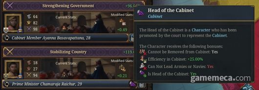 ▲ 다양한 나라에 외교관을 보낸다 (사진출처: 유로파 유니버설리스 공식 홈페이지)