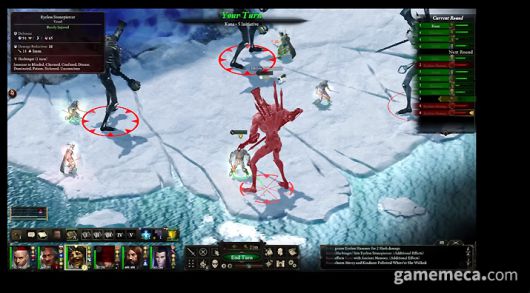 ▲ 필라스 오브 이터니티 턴제 모드 시연 장면 (사진출처; 턴제 모드 소개 영상 갈무리)