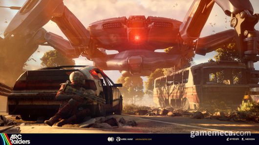 ▲ 게임에 적으로 등장하는 '아크'의 피격 움직임에도 머신 러닝이 활용됐다 (사진출처: 게임 공식 홈페이지)