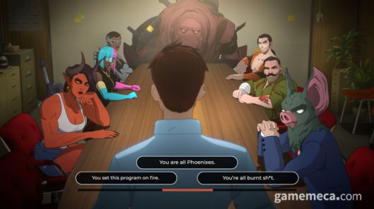 ▲ 완성도 높은 스토리로 호평을 받은 디스패치 (사진출처: 스팀 공식 페이지)