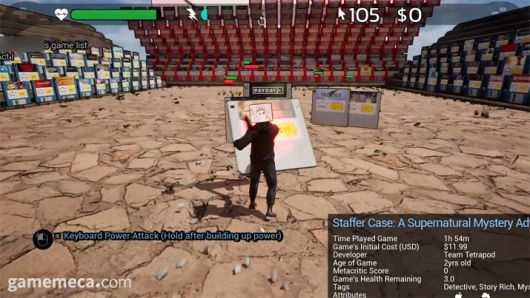 ▲ 플레이 시간 2시간 이하 게임이 적으로 등장한다 (사진; 게임메카 촬영)