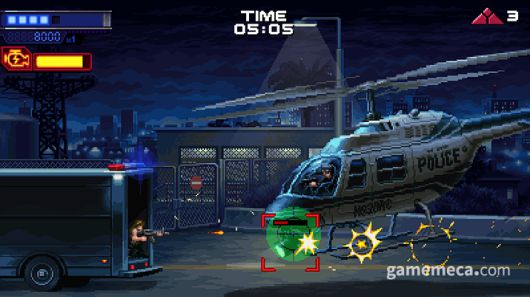 ▲ 헬기와 싸우는 사라 코너 (사진출처: 스팀)