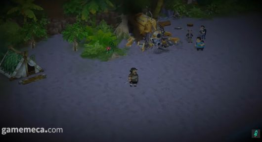 ▲ 과일을 채집하거나 광물을 캐며 하루를 보낸다 (사진출처: 데이브 더 다이버 신규 DLC 소개 영상 갈무리)