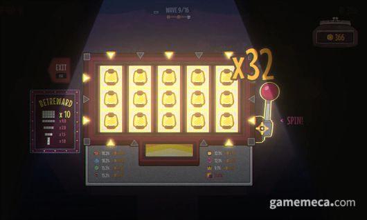 ▲ 도박의 방, 터진 잭팟 (사진: 게임메카 촬영)