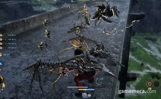 ▲ 전승 술식, 적을 유인할 때 유리;(사진: 게임메카 촬영)