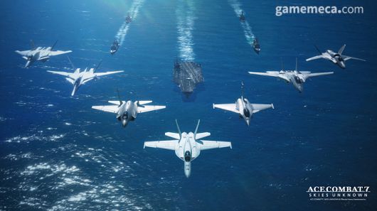 ▲ 에이스 컴뱃 7, 700만 장 판매 기념 월페이퍼 (사진출처: 에이스 컴뱃 공식 홈페이지)