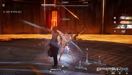 ▲ '신데렐라' 처형기, 그로기 당한 적에게 큰 피해 (사진: 게임메카 촬영)