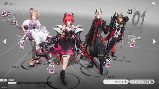 ▲ 로도스 아일랜드 출신 오퍼레이터를 모아 덱을 만들어 보았다 (사진: 게임메카 촬영)