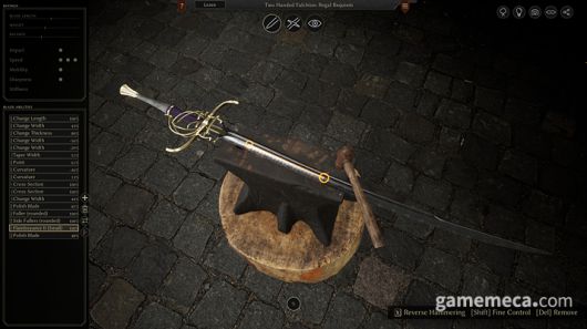 ▲ 강철을 두들겨 검으로 자아낸다 (사진출처: 스팀)