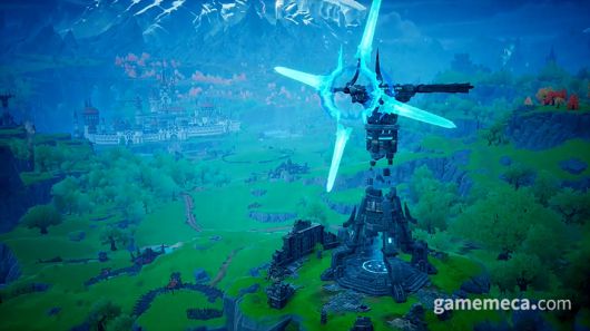 ▲ 간편한 조작으로 확실한 보상을 제공하는 장치를 곳곳에 배치했으며, 보상으로는 성장 재화 외에도 가챠 재화를 함께 제공해 자연스럽게 필드를 탐험하게 만든다 (사진: 게임메카 촬영)