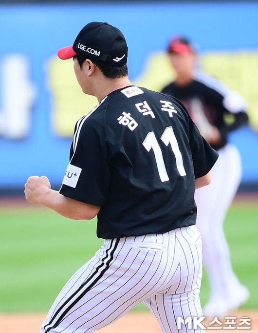 좌완 함덕주의 복귀는 LG에 날개를 달아줄 수 있다. 사진=김영구 기자