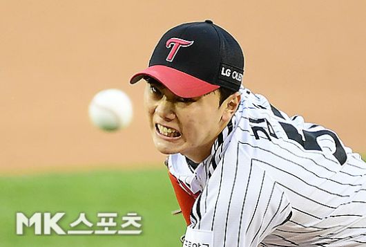 LG트윈스 신인 좌완 김윤식. 사진=김영구 기자