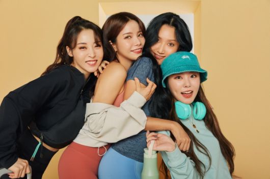 안다르의 모델로 활약한 그룹 마마무 [사진제공 : 안다르]