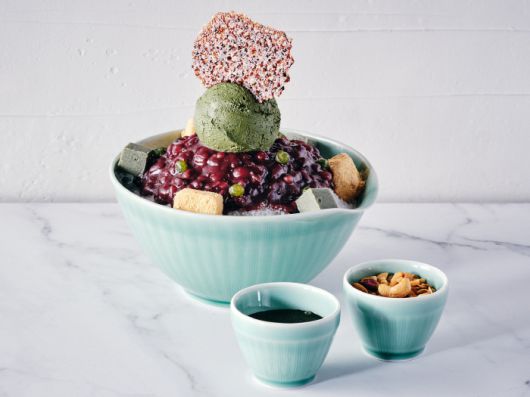 그랜드 인터컨티넨탈 서울 파르나스 `레트로 쑥 빙수`. <사진제공=파르나스호텔>