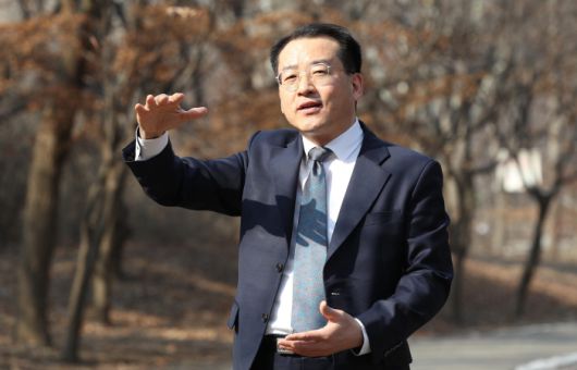 채일 수프로 대표가 회사의 미래 경영 전략에 대해 말하고 있다.<사진=이승환기자>