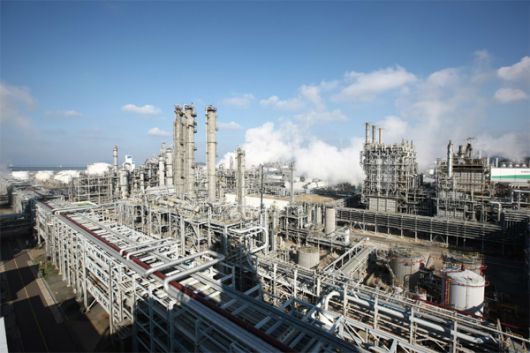 Lotte Chemical"s Daesan plant. [Photo by Lotte Chemical Corp.]