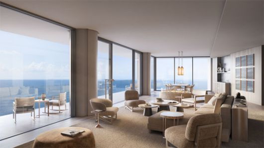 클럽 풀 스위트 객실 조감도.