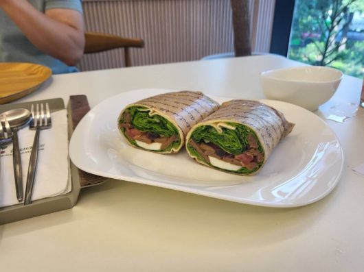 랩 샌드위치 단면/사진=강찬미 여행+기자