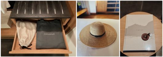 파빌리온 내부에 비치된 소품들 / 사진=권효정 여행+ 기자