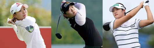 (순서대로) 황유민, 방산실, 김민별 │ (사진)KLPGA