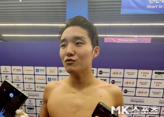 김우민은 이제 아시안게임 3관왕을 정조준한다. 사진(항저우 중국)=이한주 기자