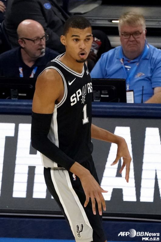 웸밴야마는 많은 기대속에 NBA 데뷔를 앞두고 있다. 사진=ⓒAFPBBNews = News1