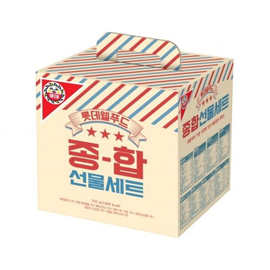 롯데웰푸드 과자 종합선물세트. [사진=롯데웰푸드]